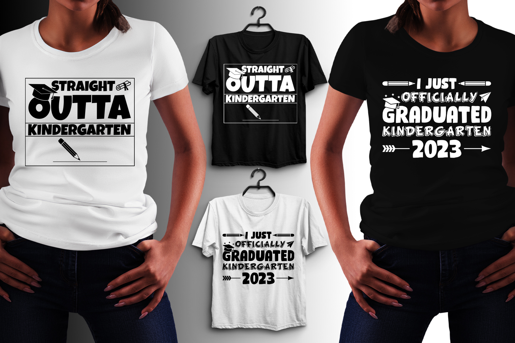  Kindergarten Graduation T-Shirt Design - Buytshirtdesigns Illustration 
