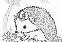 vorlage igel ausmalbild