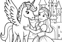 pegasus einhorn ausmalbilder