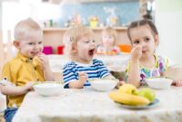 gesundes buffet kindergarten