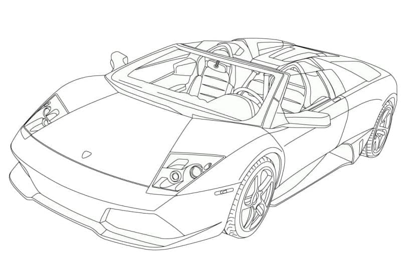  Lamborghini Aventador Ausmalbilder. Kostenlos herunterladen, ausdrucken 
