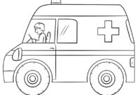 krankenwagen zum ausmalen