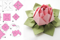 origami blumenstrauß