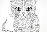 ausmal katzen