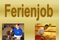 ferienjob im kindergarten