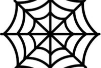 spinnennetz malvorlage