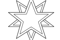 stern zum ausschneiden vorlage