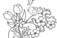 frühling malen vorlagen