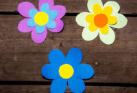 vorlage blumen basteln