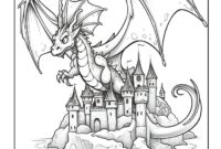 drachen ausmalbilder kinder