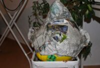 pappmache maske selber machen