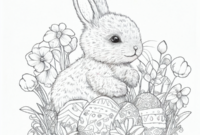 osterhase ausmalbild