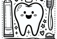 zähne ausmalbild zähne ausmalbild
