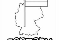 ausmalbild deutschland flagge