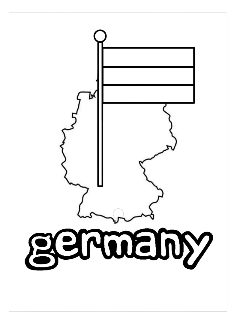  Erstaunliche Deutschland-Flagge zum Ausmalen - Kostenlos Malvorlagen Bildidee 