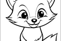 fuchs ausmalbild kostenlos