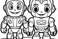 ausmalbilder roboter