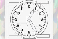 arbeitsblätter uhren lernen
