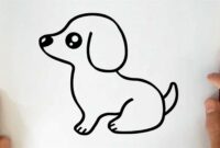 einfach hund malen vorlage