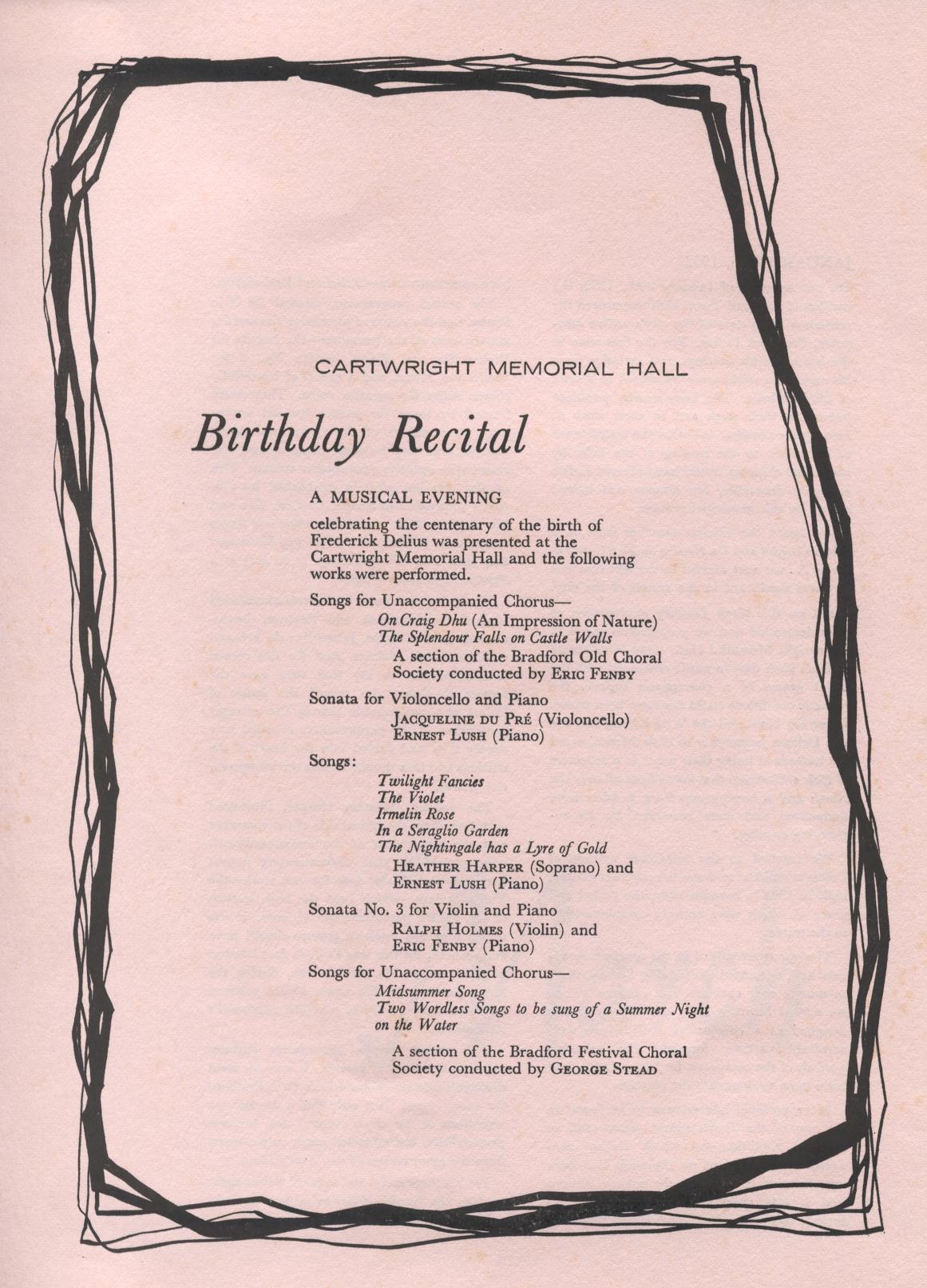60th Birthday Party Program Template