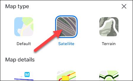 How to Start Google Maps in Satellite View