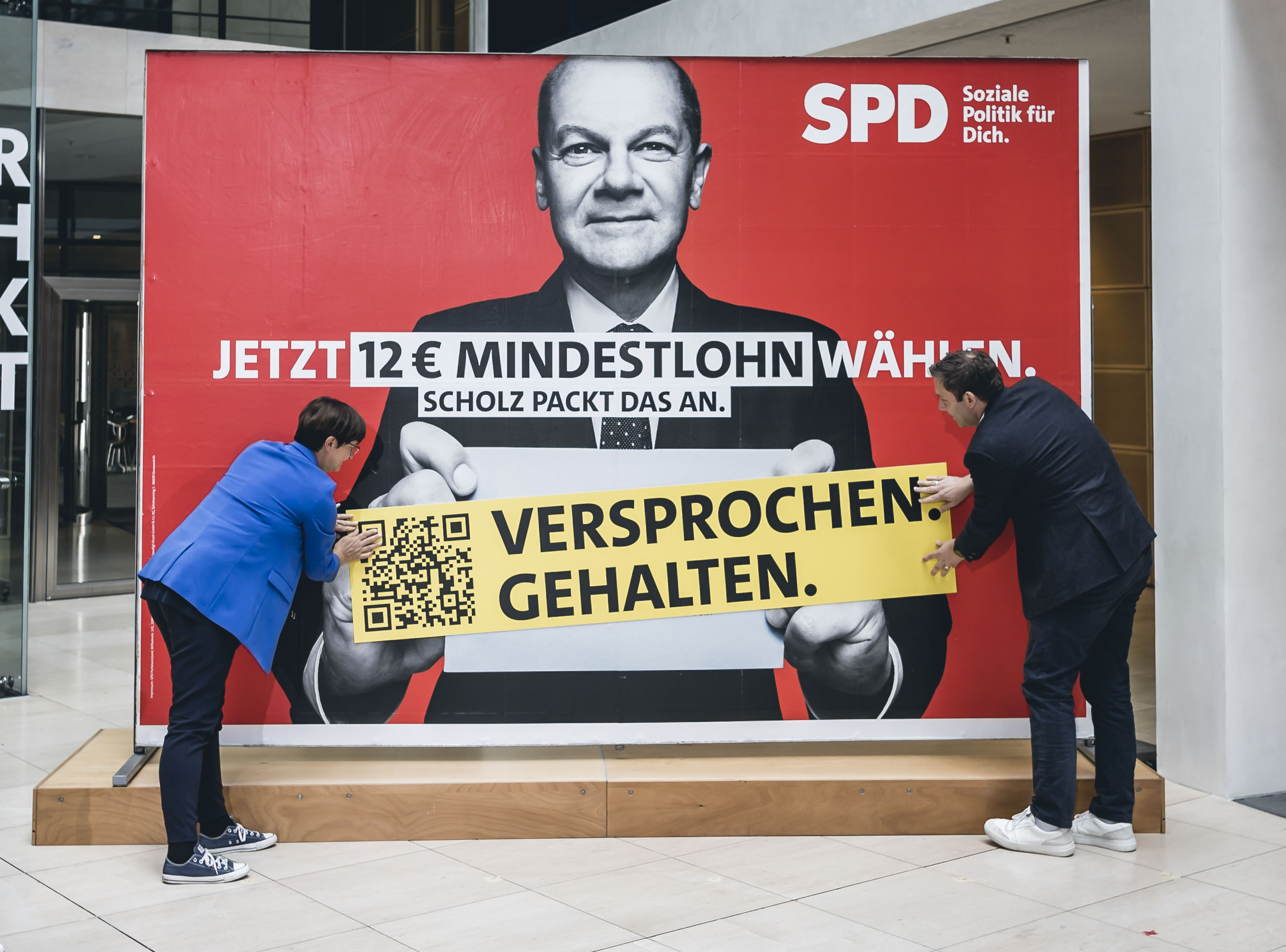  12 Euro Mindestlohn: Wie die SPD ihr zentrales Wahlversprechen einhält Motiv 