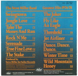  Release “Greatest Hits 1974–78” by The Steve Miller Band - Cover Art 