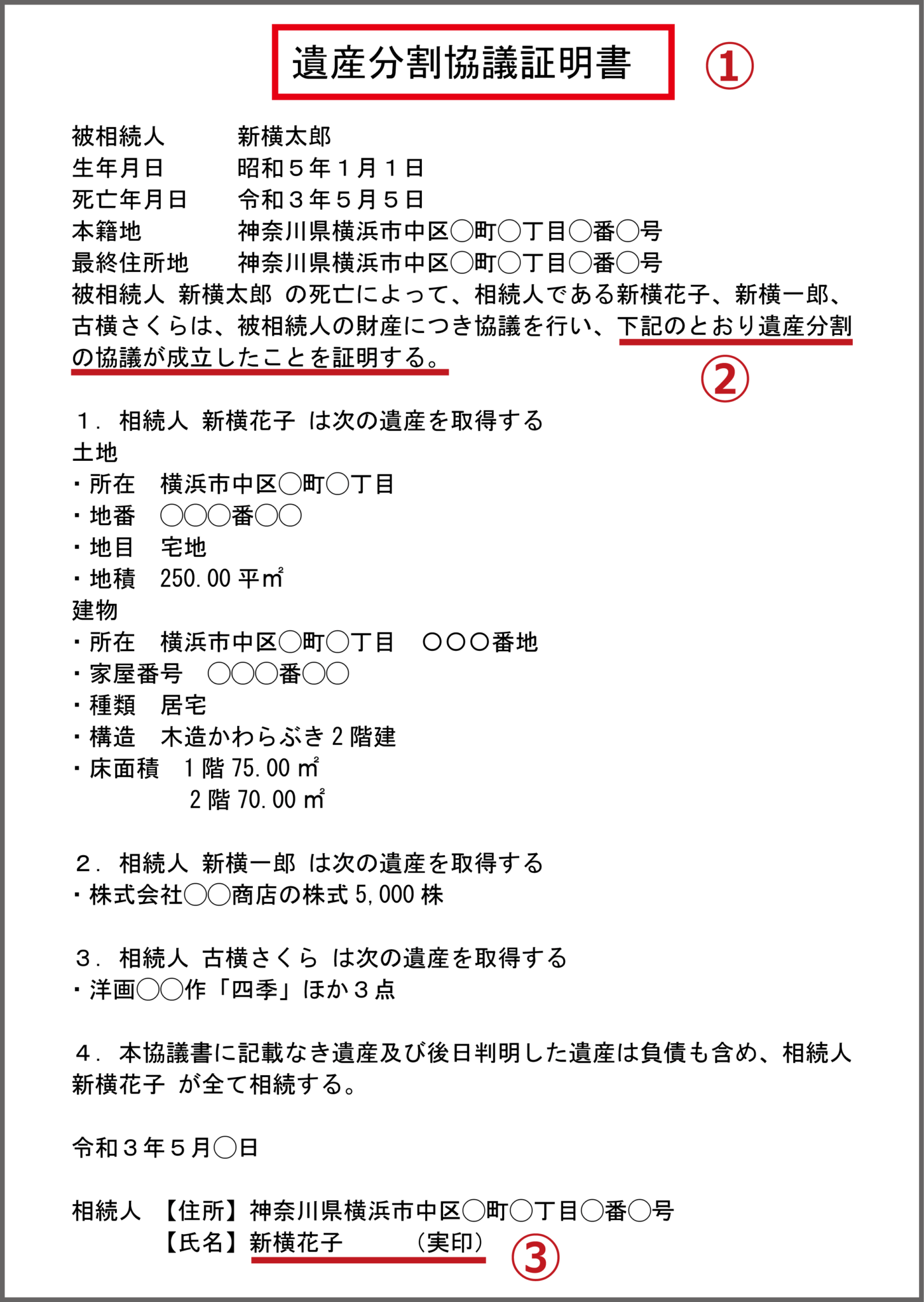 【遺産分割協議書とは?】ひな形や書き方、14種類の文例を徹底解説!