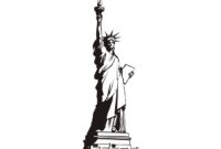 ausmalbild freiheitsstatue