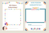 geburtstagsblatt kindergarten geburtstagsblatt kindergarten