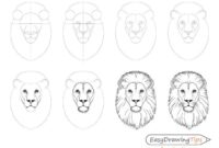 löwenkopf malen einfach löwenkopf malen einfach