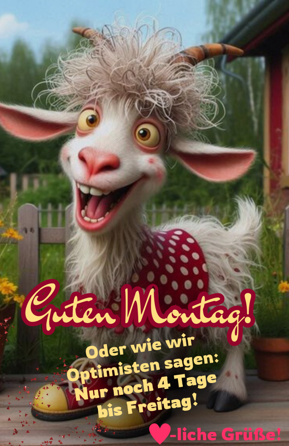  50 goldige und lustige Montagsgrüße als Bild zum Versenden! Guten 