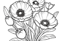 blüte ausmalbild blüte ausmalbild