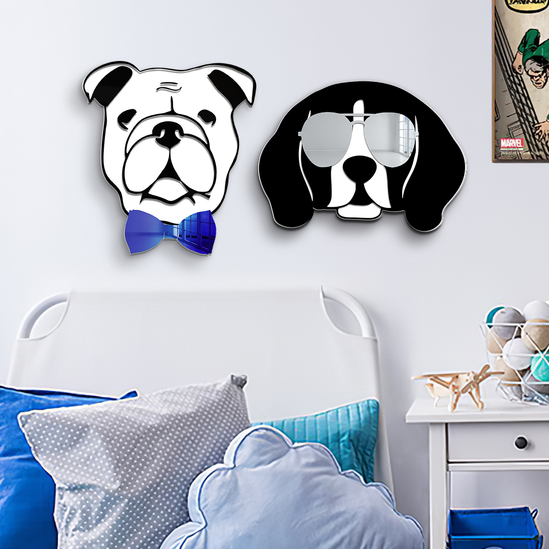 Cool Bulldog Wall Art | Modern & Playful Home Wall Decor | 4ArtWorks