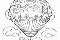 ausmalbild heißluftballon ausmalbild heißluftballon