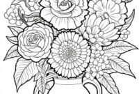 frühlingsblume zum ausmalen