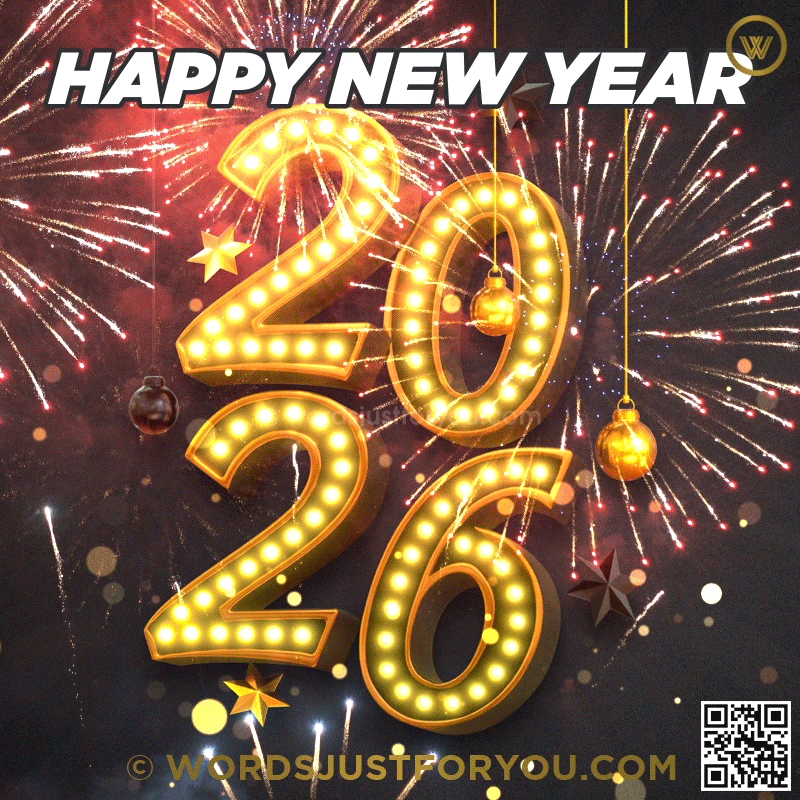 Beautiful Happy New Year Fireworks 2026 » WordsJustforYou.com