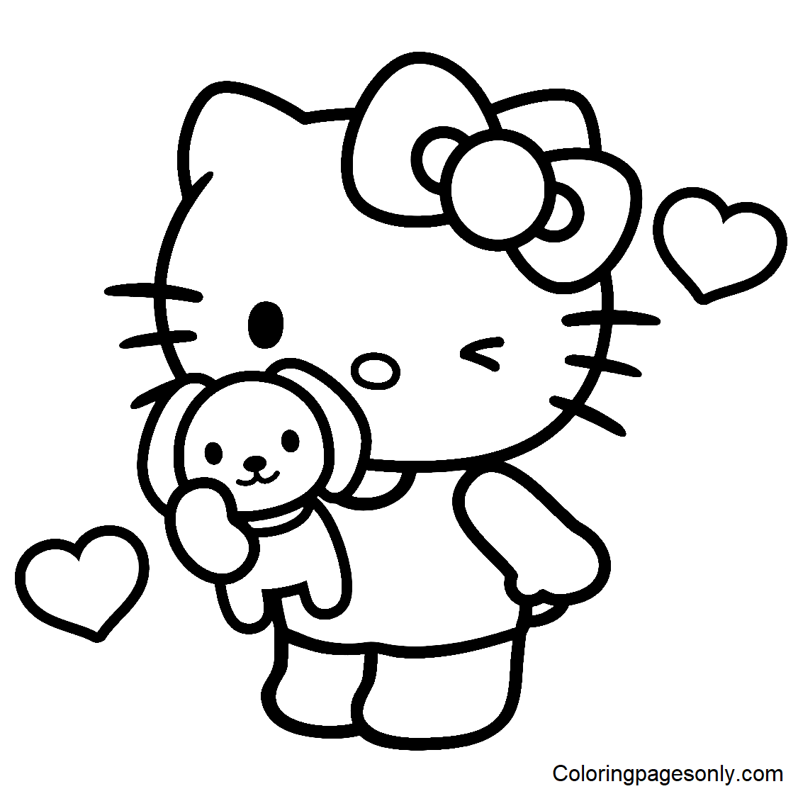 Coloring Pages: A World of Fun with Hello Kitty