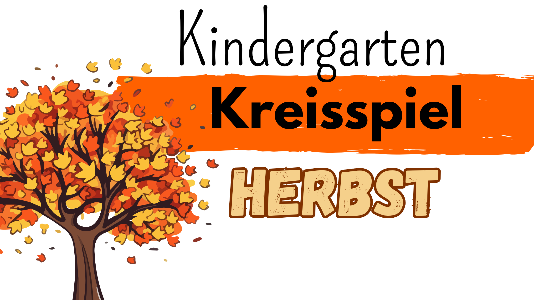  Kindergarten: Kreisspiel Herbst - kinderlachen-ideen Motiv 