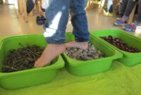 barfußpfad kindergarten selber machen