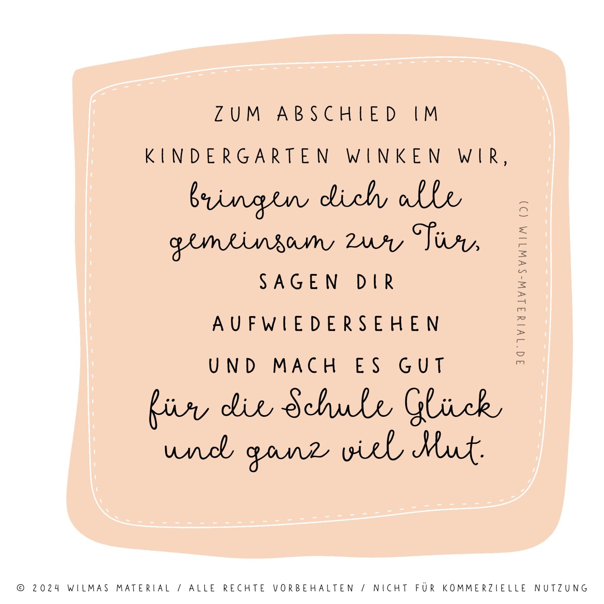  Foto zu Kreative Sprüche zum Abschied vom Kindergarten mit Wilma 