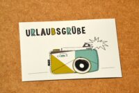 urlaubsgrüße postkarte für kindergarten text