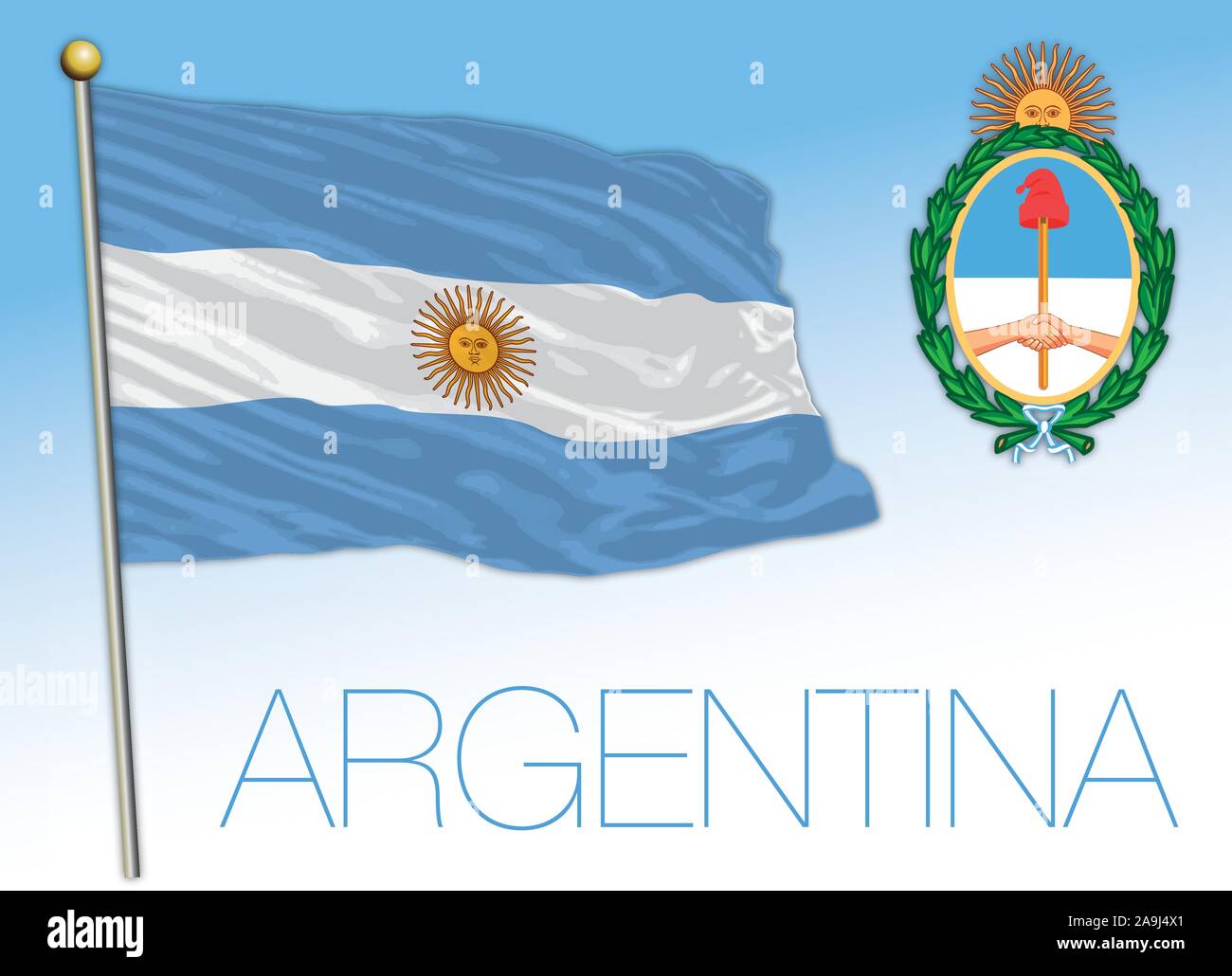 Official Argentina Flag