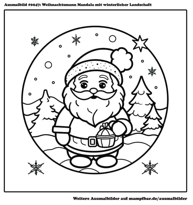  Die 10 schönsten Ausmalbilder für den Advent 