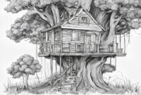 malvorlagen baumhaus