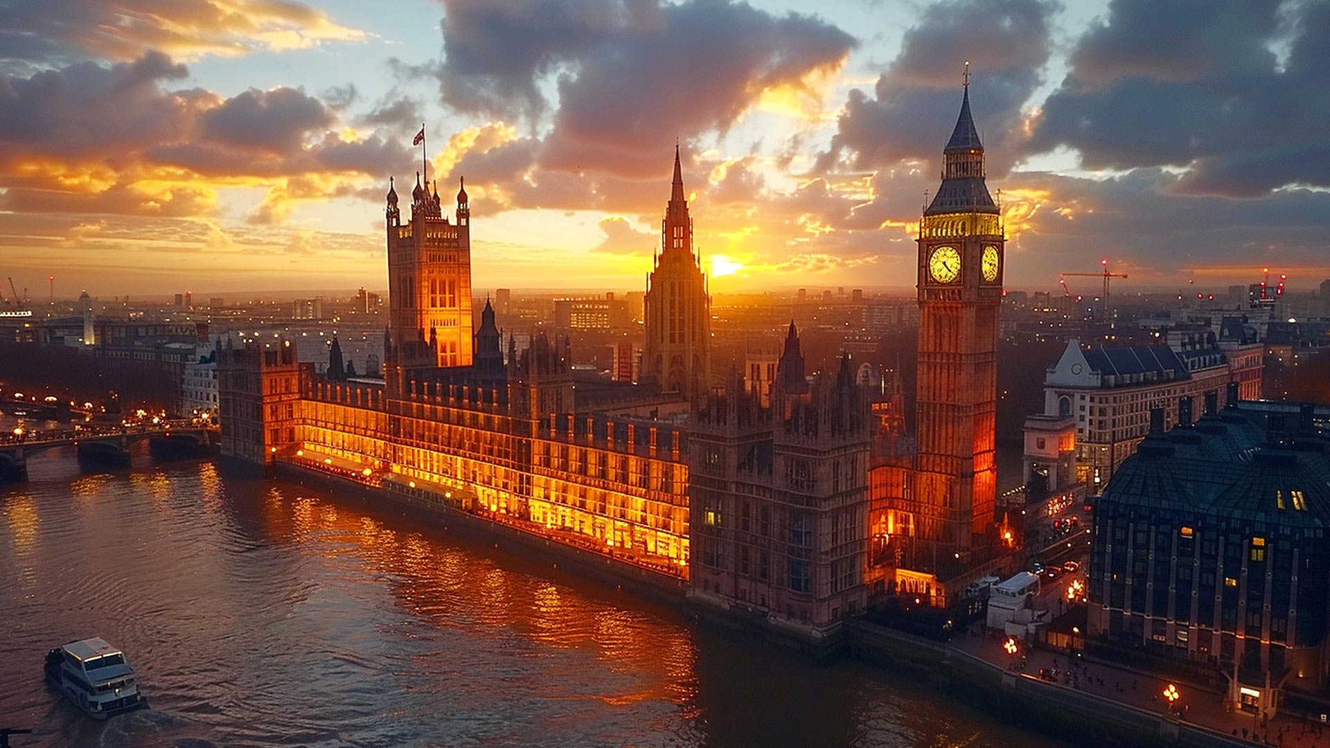  Architectural landmarks in London Illustration 
