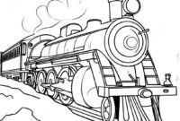 dampflok ausmalbild dampflok ausmalbild