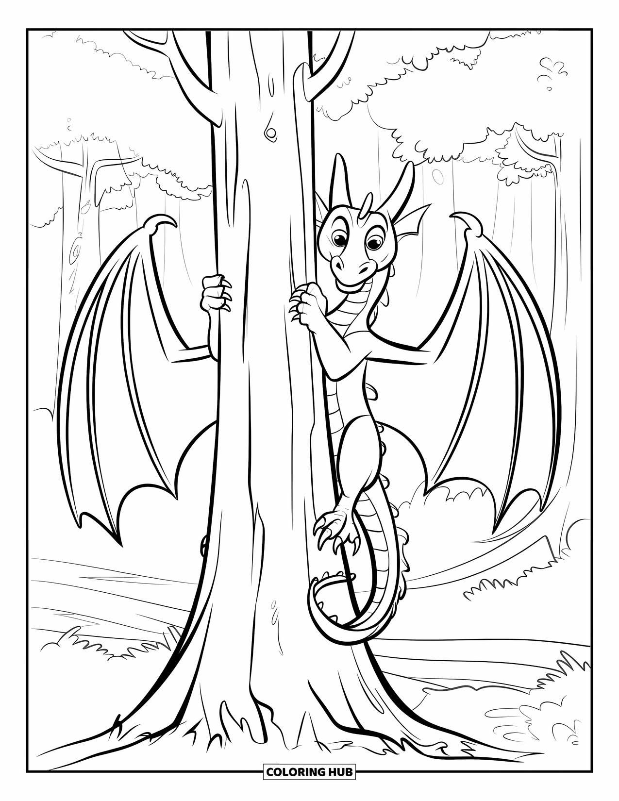  170+ Drachen Ausmalbilder für Kinder & Erwachsene (Kostenlose PDFs zum Motiv 