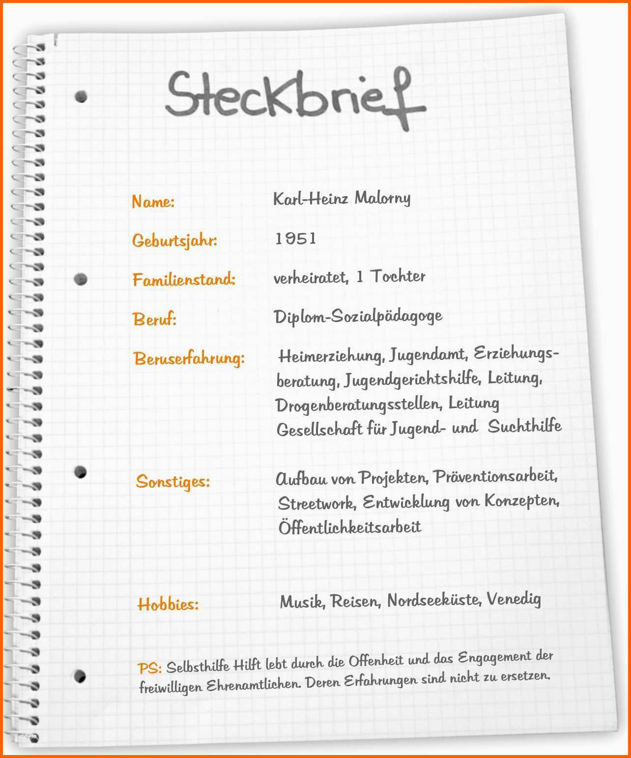  Erstaunlich Steckbrief Erzieherin Kindergarten Vorlage Wunderbar Illustration 