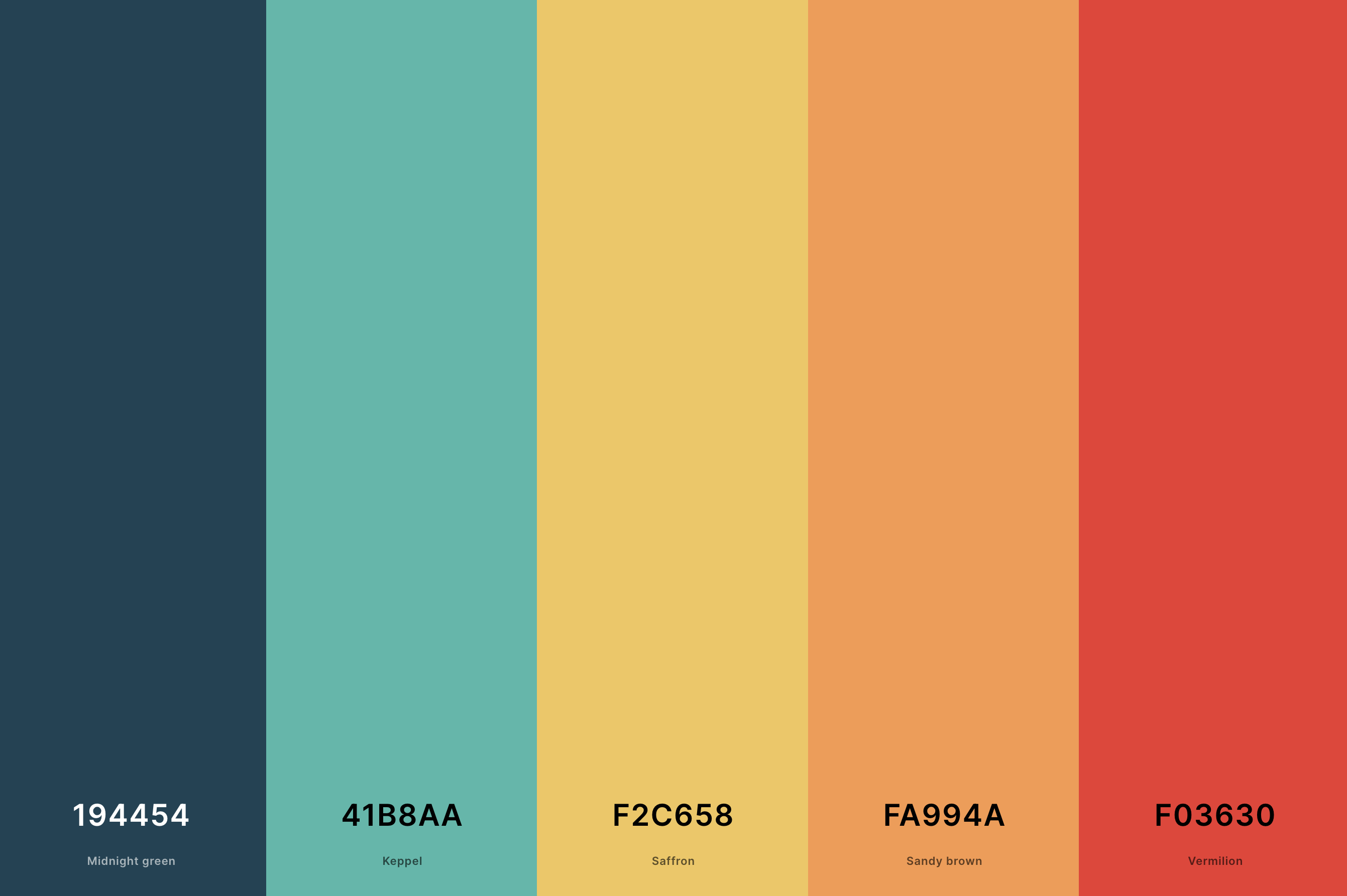 25 best sunset color palettes with names and hex codes – Artofit